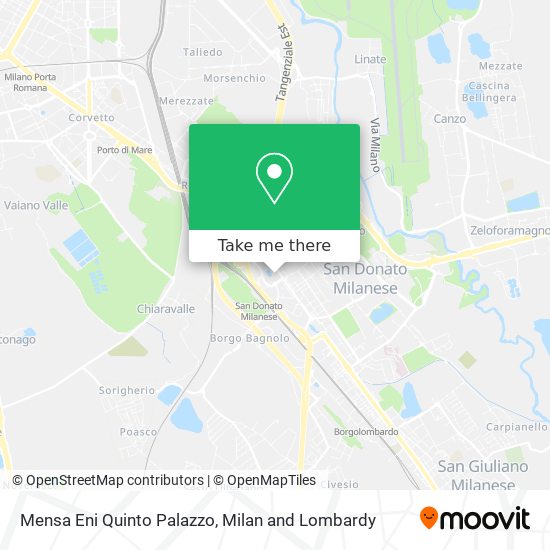Mensa Eni Quinto Palazzo map