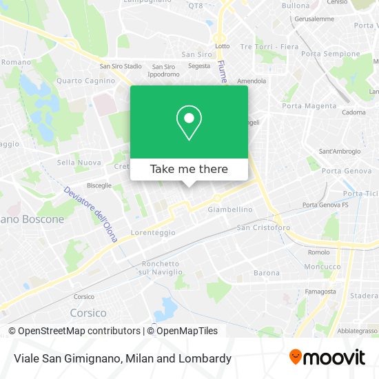 Viale San Gimignano map