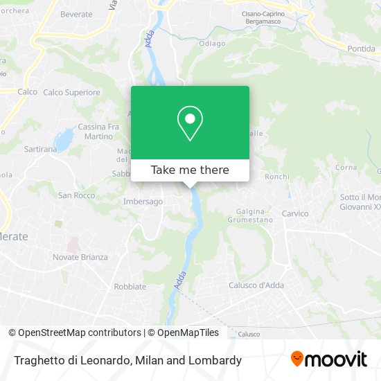 Traghetto di Leonardo map