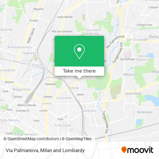 Via Palmanova map