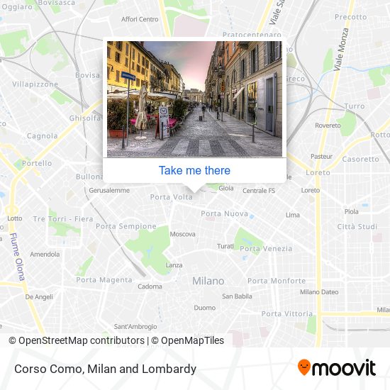 Corso Como map