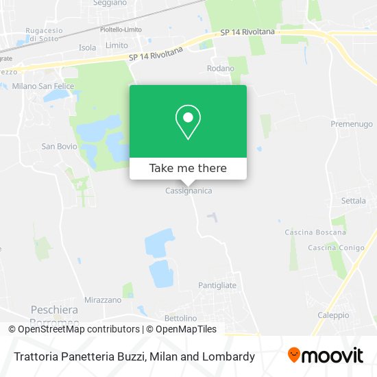 Trattoria Panetteria Buzzi map