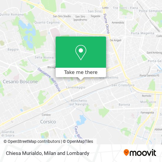 Chiesa Murialdo map