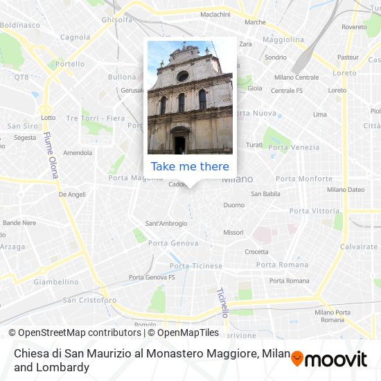 Chiesa di San Maurizio al Monastero Maggiore map