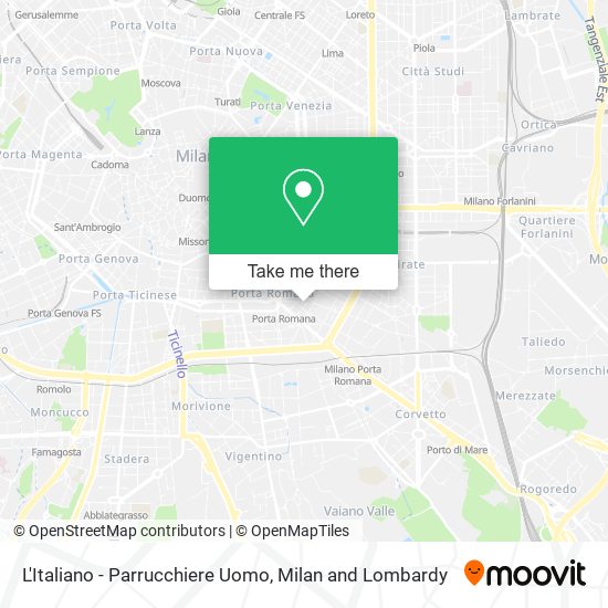 L'Italiano - Parrucchiere Uomo map