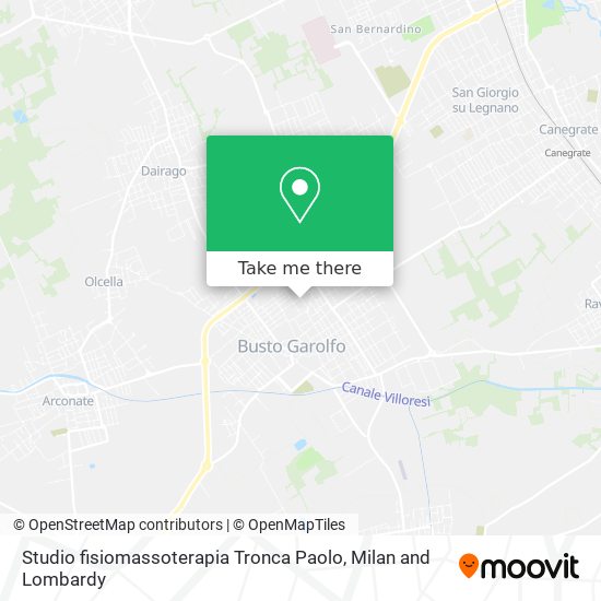 Studio fisiomassoterapia Tronca Paolo map