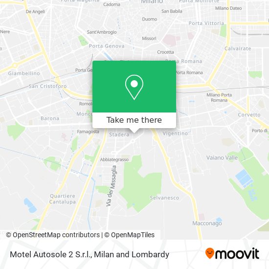 Motel Autosole 2 S.r.l. map