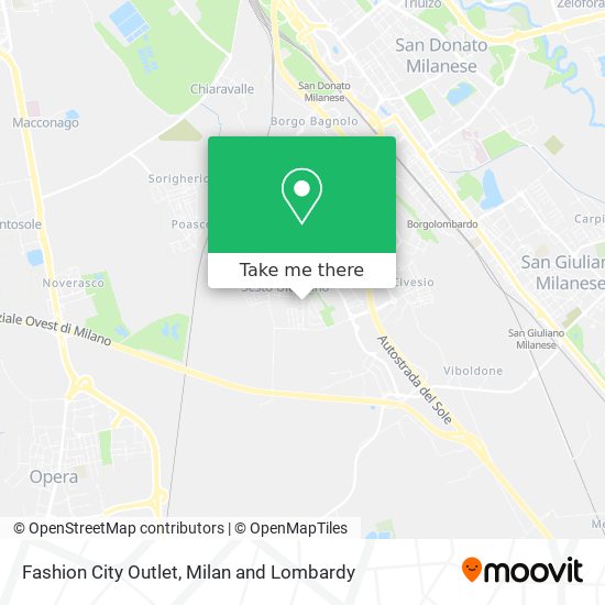 Fashion City Outlet map