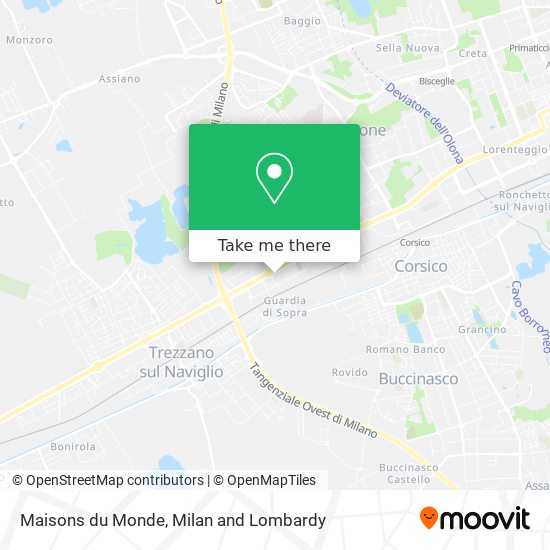 Maisons du Monde map