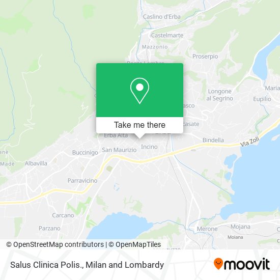 Salus Clinica Polis. map