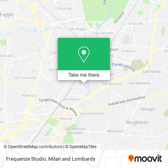 Frequenze Studio map