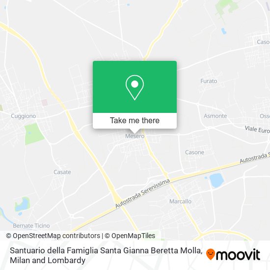 Santuario della Famiglia  Santa Gianna Beretta Molla map