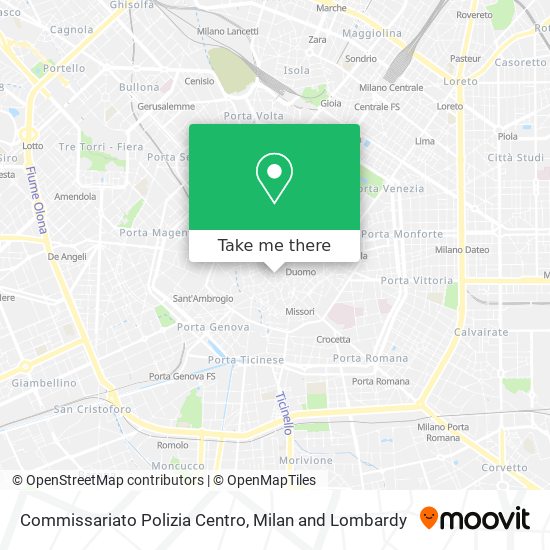 Commissariato Polizia Centro map