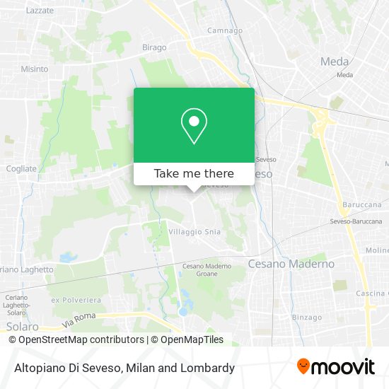 Altopiano Di Seveso map