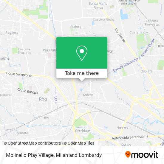 Molinello Play Village map