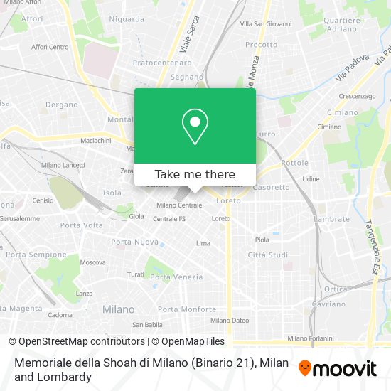 Memoriale della Shoah di Milano (Binario 21) map