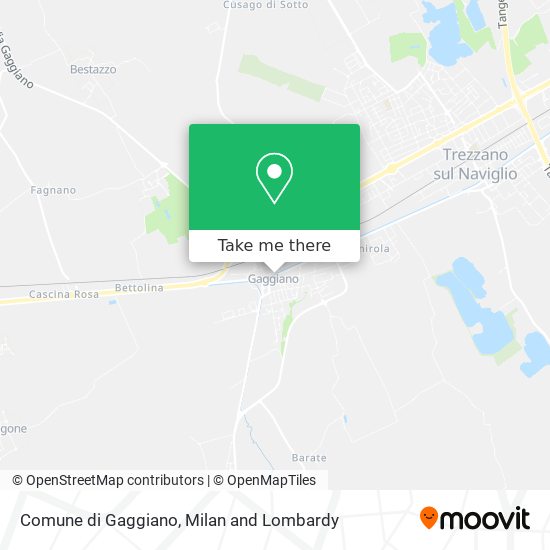 Comune di Gaggiano map