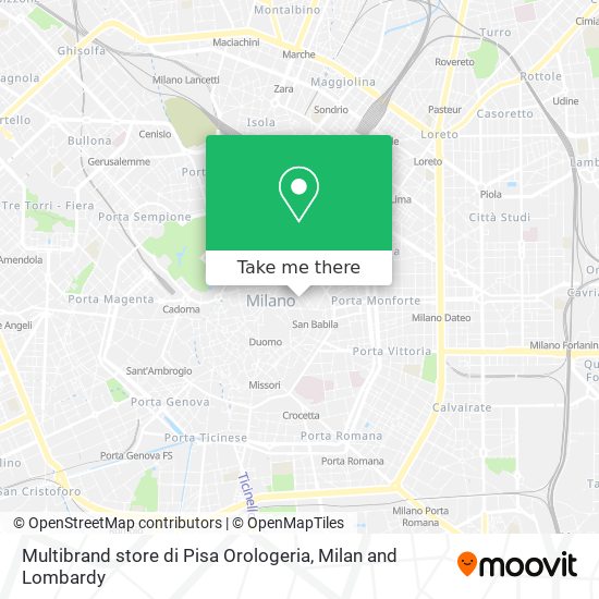 Multibrand store di Pisa Orologeria map
