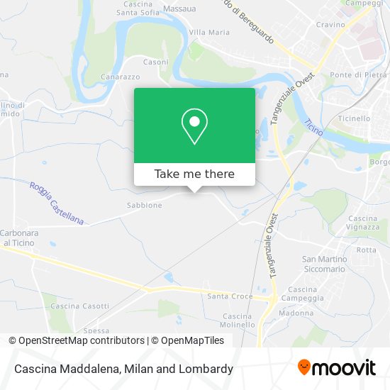 Cascina Maddalena map