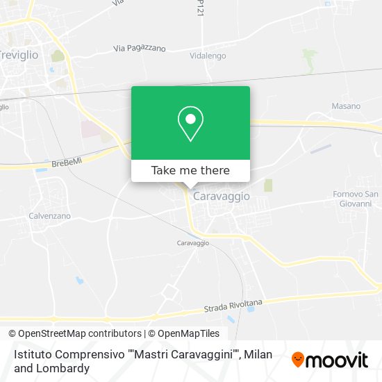 Istituto Comprensivo ""Mastri Caravaggini"" map