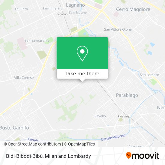 Bidi-Bibodi-Bibù map