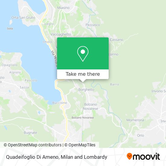 Quadeifoglio Di Ameno map