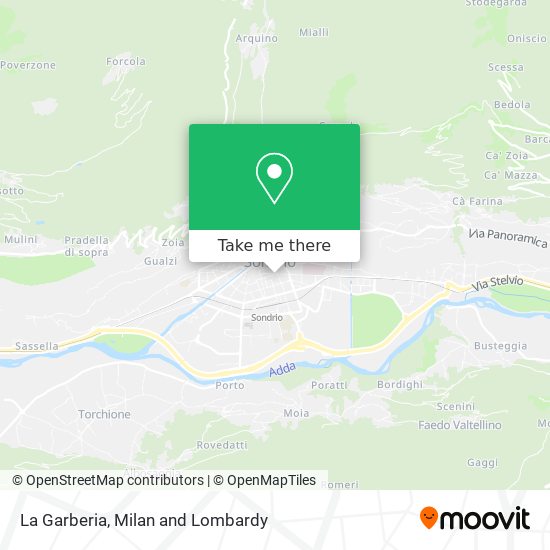 La Garberia map
