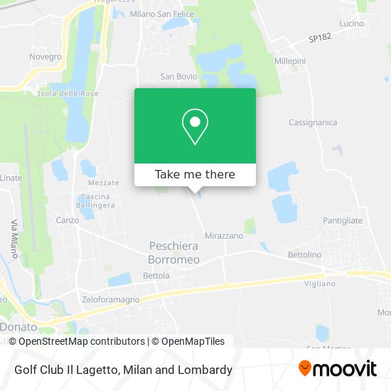 Golf Club Il Lagetto map