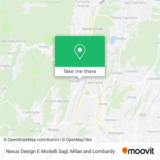 Nexus Design E Modelli Sagl map