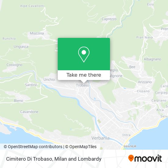 Cimitero Di Trobaso map