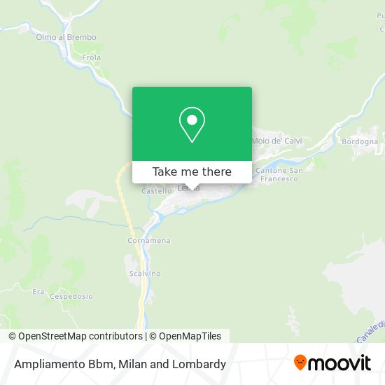 Ampliamento Bbm map