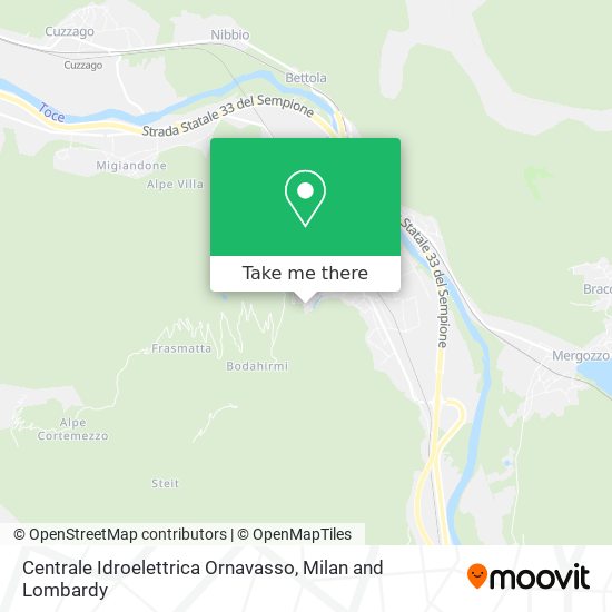 Centrale Idroelettrica Ornavasso map