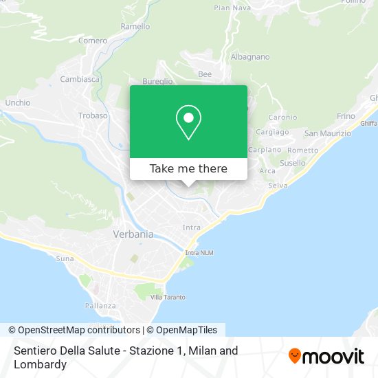 Sentiero Della Salute - Stazione 1 map