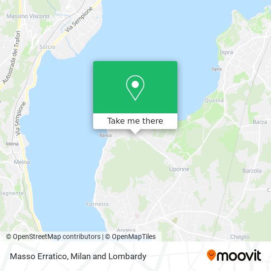 Masso Erratico map