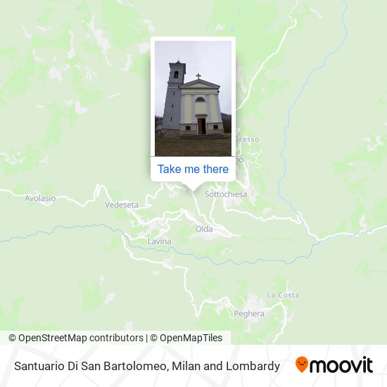 Santuario Di San Bartolomeo map