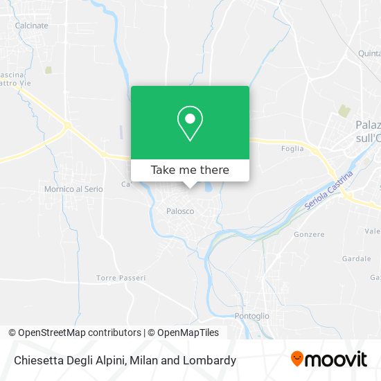 Chiesetta Degli Alpini map