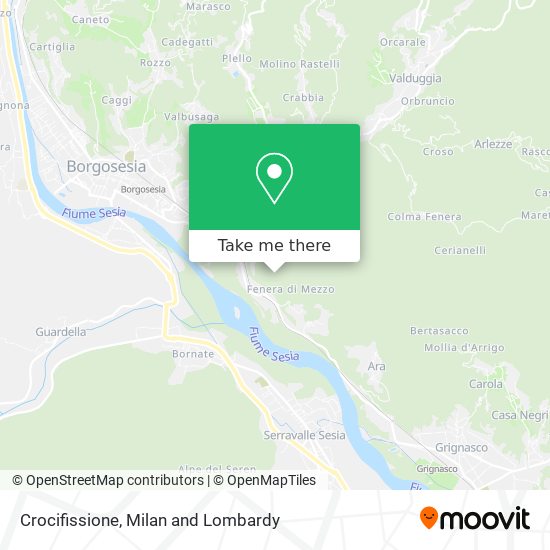 Crocifissione map