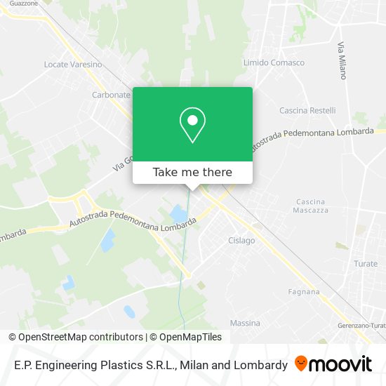 E.P. Engineering Plastics S.R.L. map