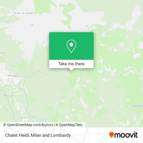 Chalet Heidi map
