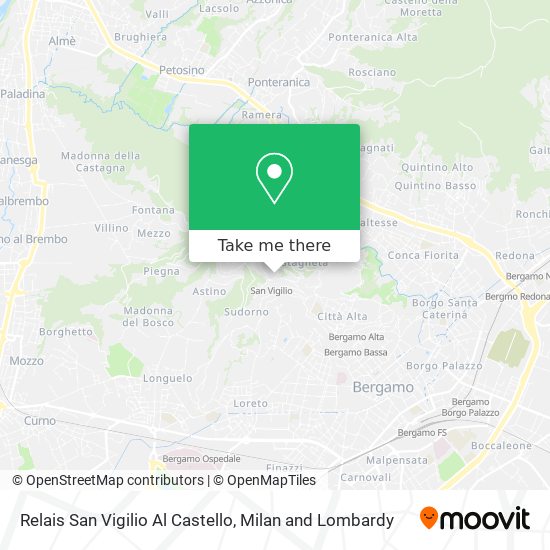 Relais San Vigilio Al Castello map