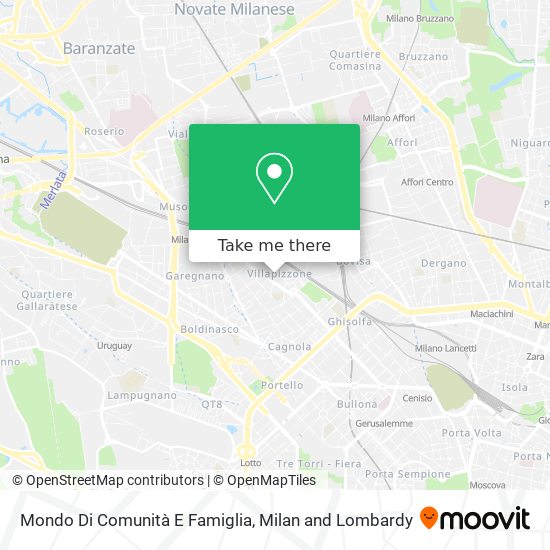 Mondo Di Comunità E Famiglia map