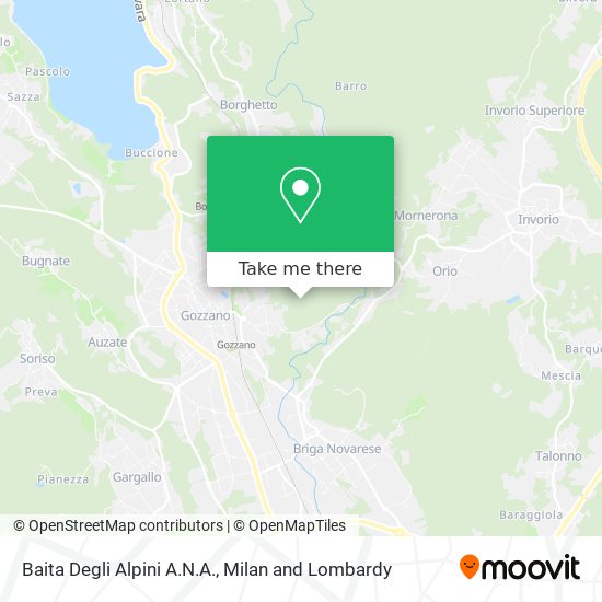 Baita Degli Alpini A.N.A. map