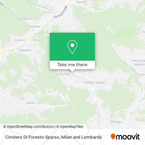 Cimitero Di Foresto Sparso map