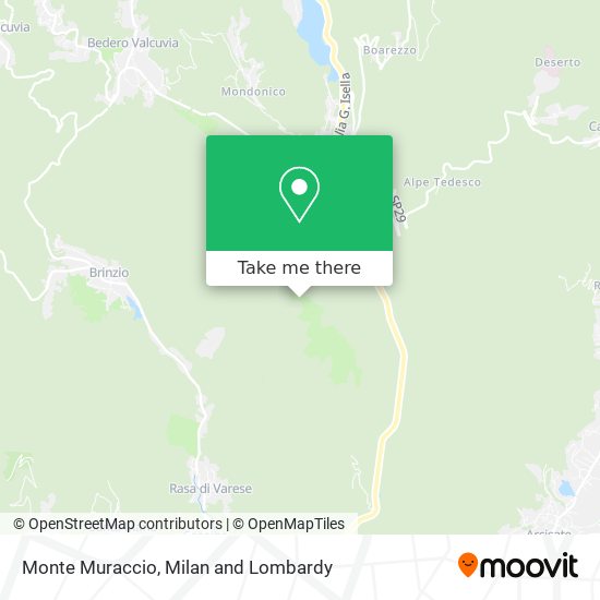 Monte Muraccio map