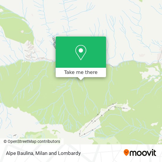 Alpe Baulina map