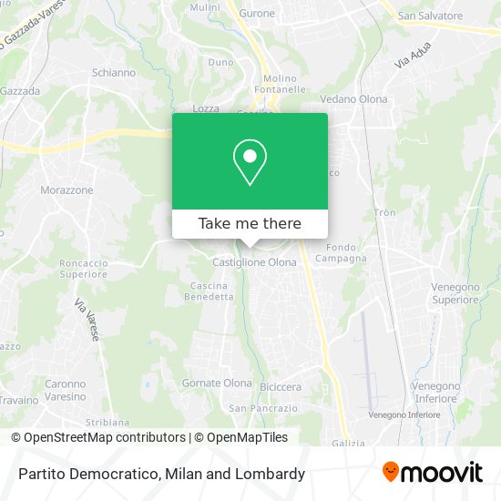 Partito Democratico map