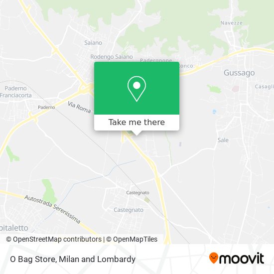 O Bag Store map