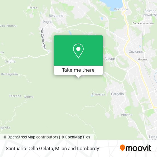 Santuario Della Gelata map