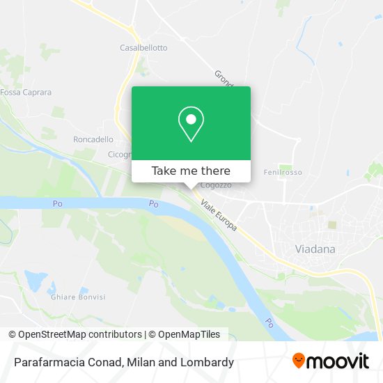 Parafarmacia Conad map