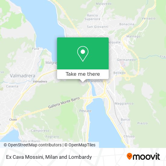 Ex Cava Mossini map